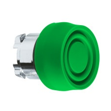 Schneider Electric Schneider ZB4BP3S Harmony fém nyomógomb fej, Ø22, visszatérő, színes gumisapkás, zöld villanyszerelés