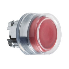 Schneider Electric Schneider ZB4BP4 Harmony fém nyomógomb fej, Ø22, visszatérő, kiemelkedő, gumisapkás, piros villanyszerelés
