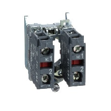 Schneider Electric Schneider ZB4BZ104 Harmony fém rögzítőaljzat és érintkezőblokk, 2NC villanyszerelés