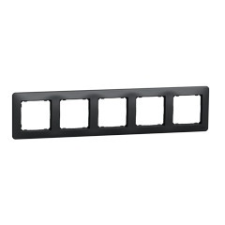 Schneider Electric Sedna Design Ötös keret, univerzális, antracit világítási kellék