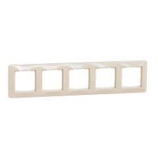 Schneider Electric Sedna Design Ötös keret, univerzális, bézs világítási kellék