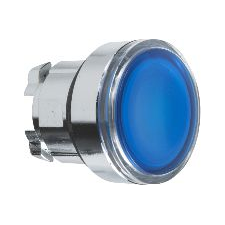 Schneider Electric Világító nyomógomb, lapos, kék, Schneider Electric Harmony ZB4BW363 (ZB4BW363) villanyszerelés