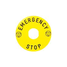 Schneider Electric ZBY8330 öntapadós címke Kör alakú Sárga 1 db (ZBY8330) villanyszerelés