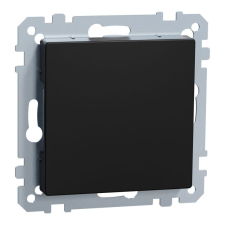 Schneider Electric Zrt. Merten Vakfedél, matt fekete, System M MEG4075-0403 Schneider villanyszerelés