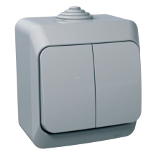 Schneider Electric Zrt. Schneider Cedar csillárkapcsoló, IP44, szürke -105 (Plus) villanyszerelés