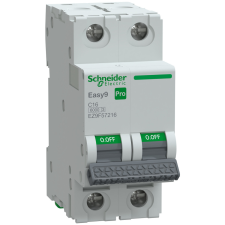 Schneider Electric Zrt. Schneider Easy9 Pro kismegszakító 2P C 16A (EZ9F57216) villanyszerelés