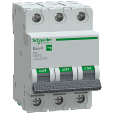 Schneider Electric Zrt. Schneider Easy9 Pro kismegszakító 3P B 32A (EZ9F27332) villanyszerelés