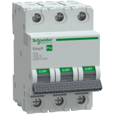 Schneider Electric Zrt. Schneider Easy9 Pro kismegszakító 3P C 50A (EZ9F57350) villanyszerelés