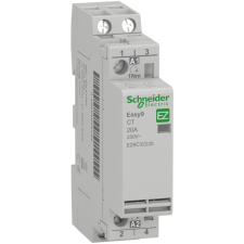 Schneider Electric Zrt. Schneider Easy9 Pro kontaktor, 2P, 2NO, 20A (EZ9C32220) villanyszerelés