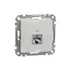 Schneider Electric Zrt. Schneider Electric Sedna Design alumínium színű 1xRJ45 Cat6A STP adatcsatlakozó, süllyesztett kivitel, SDD113466S