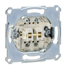 Schneider Electric Zrt. Schneider Merten kettős nyomó, záróérintkezős (NO), csavaros bekötés, 10A villanyszerelés