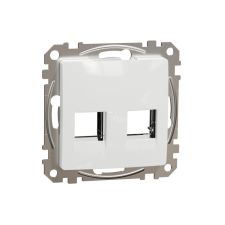 Schneider Electric Zrt. Schneider Sedna 2xRJ45 adapter, AMP-Tyco betétekhez, fehér villanyszerelés