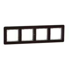 Schneider Electric Zrt. Schneider Sedna négyes keret, univerzális, wenge (Elements) villanyszerelés