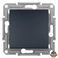 SCHNEIDER EPH0100171 ASFORA rugós bekötésű antracit egypólusú kapcsoló villanyszerelés