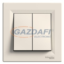 SCHNEIDER EPH0300323 ASFORA Csillárkapcsoló, csavaros bekötés, bézs (105) villanyszerelés