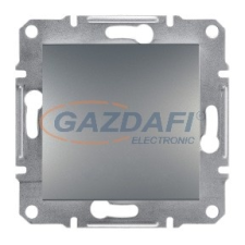 SCHNEIDER EPH0800362 ASFORA Egypólusú nyomókapcsoló, csavaros bekötés, acél (101N) villanyszerelés