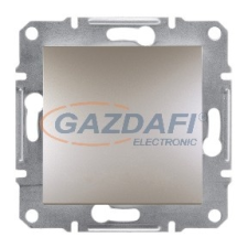 SCHNEIDER EPH0800369 ASFORA Egypólusú nyomókapcsoló, csavaros bekötés, bronz (101N) villanyszerelés