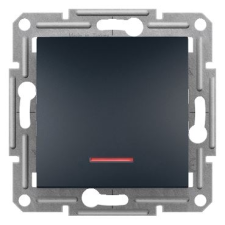 SCHNEIDER EPH1500171 ASFORA jelzőfényes/rugós bekötés váltókapcsoló antracit (EPH1500171) villanyszerelés