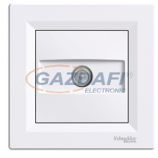 SCHNEIDER EPH3200121 ASFORA TV aljzat, végzáró, 1 dB, fehér villanyszerelés