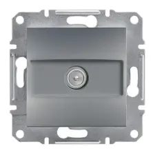 SCHNEIDER EPH3200362 ASFORA TV aljzat, átmenő, 8 dB, acél villanyszerelés
