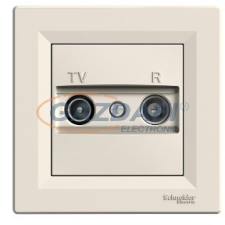SCHNEIDER EPH3300123 ASFORA TV/R aljzat, végzáró, 1 dB, bézs villanyszerelés