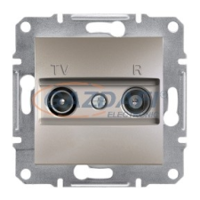 SCHNEIDER EPH3300169 ASFORA TV/R aljzat, végzáró, 1 dB, bronz villanyszerelés