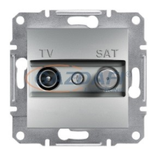 SCHNEIDER EPH3400261 ASFORA TV/SAT aljzat, átmenő, 4 dB, alumínium villanyszerelés