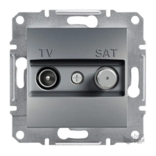 SCHNEIDER EPH3400262 ASFORA TV/SAT aljzat, átmenő, 4 dB, acél villanyszerelés