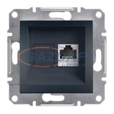 SCHNEIDER EPH5000171 ASFORA 1xRJ45 Cat5e STP aljzat, antracit villanyszerelés