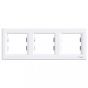 SCHNEIDER EPH5800321 ASFORA Hármas keret, vízszintes, fehér