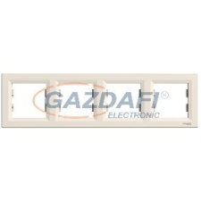 SCHNEIDER EPH5800423 ASFORA Négyes keret, vízszintes, bézs villanyszerelés