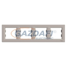 SCHNEIDER EPH5800469 ASFORA Négyes keret, vízszintes, bronz villanyszerelés