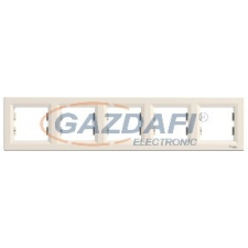 SCHNEIDER EPH5800523 ASFORA Ötös keret, vízszintes, bézs villanyszerelés