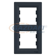 SCHNEIDER EPH5810271 ASFORA Kettes keret, függőleges, antracit villanyszerelés