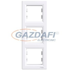 SCHNEIDER EPH5810321 ASFORA Hármas keret, függőleges, fehér villanyszerelés