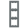 SCHNEIDER EPH5810362 ASFORA Hármas keret, függőleges, acél