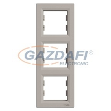 SCHNEIDER EPH5810369 ASFORA Hármas keret, függőleges, bronz villanyszerelés