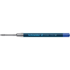 SCHNEIDER Golyóstollbetét, 0,5 mm, SCHNEIDER "Slider 755", kék toll
