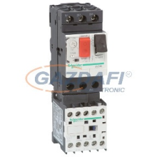 SCHNEIDER GV2ME07K1BW3 Komplett motorindító, 2,5A, 24VDC villanyszerelés