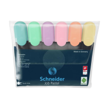 SCHNEIDER Job Pastel 1-5mm Szövegkiemelő készlet - Pasztell színek (6db) (115097) filctoll, marker