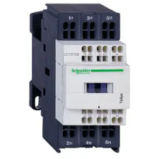  SCHNEIDER LC1D253MD DC mágneskapcsoló, 11kW/25A (400V, AC3), rugós csatlakozás, 1Z+1NY villanyszerelés
