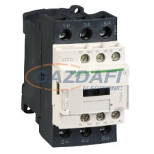  SCHNEIDER LC1D25SD DC mágneskapcsoló, 11kW/25A (400V, AC3), csavaros csatlakozás, 1Z+1NY villanyszerelés