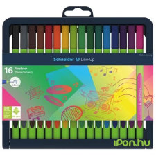 SCHNEIDER Line-Up Tűfilc display 0.4 mm 16 különböző szín filctoll, marker