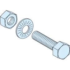 SCHNEIDER LVS04788 20 db csavar sínekhez, M8x50mm villanyszerelés