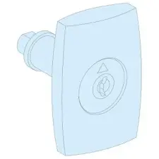 SCHNEIDER LVS08936 IP55 kilincs, zárbetéttel, két kulccsal villanyszerelés