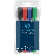 SCHNEIDER Maxx 290 2-3mm Táblamarker készlet 4 szín (129094) filctoll, marker