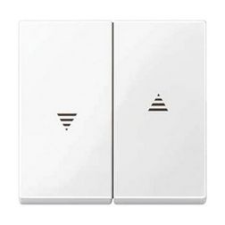 SCHNEIDER MERTEN Dupla billentyű, redőnyvezérléshez, System-M, polárfehér - MTN432419 villanyszerelés