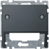 SCHNEIDER MERTEN Fedél, kommunikációs betétekhez, System-M, antracit 464614 Schneider