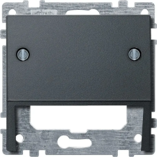 SCHNEIDER MERTEN Fedél, kommunikációs betétekhez, System-M, antracit 464614 Schneider villanyszerelés