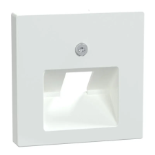 SCHNEIDER MERTEN Fedlap, 1xRJ45 aljzathoz, döntött, System-M, aktívfehér 296225 Schneider villanyszerelés